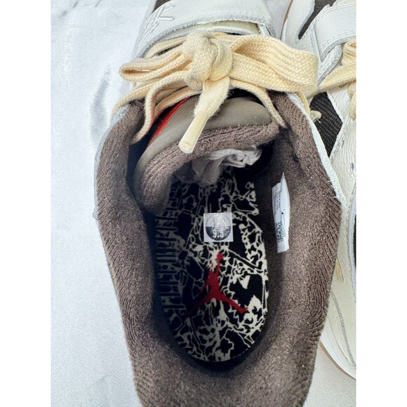 Travis Scott x Jordan Jumpman Jack TR Sail Light Umber Men’s 9.5 Shoes Mocha - Picture 5 of 16